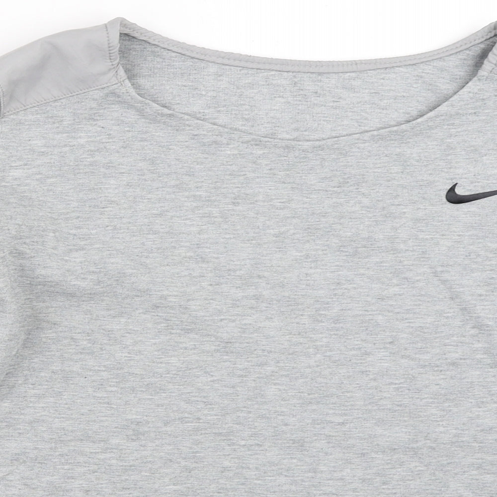 Nike Womens Grey   Pullover Sweatshirt Size L