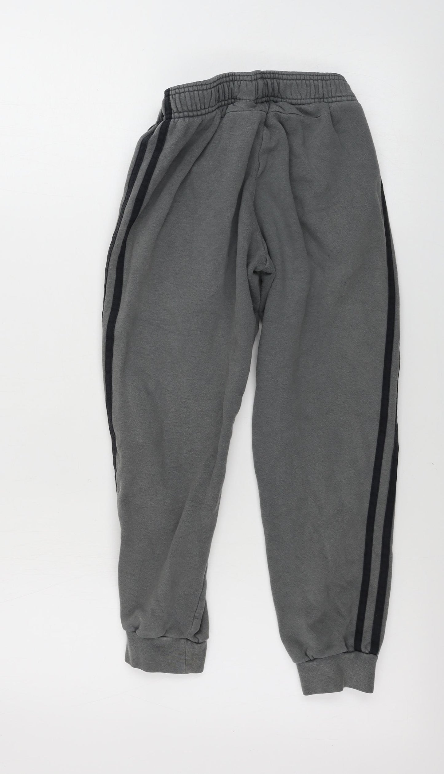 adidas  Boys Grey   Sweatpants Trousers Size 9-10 Years