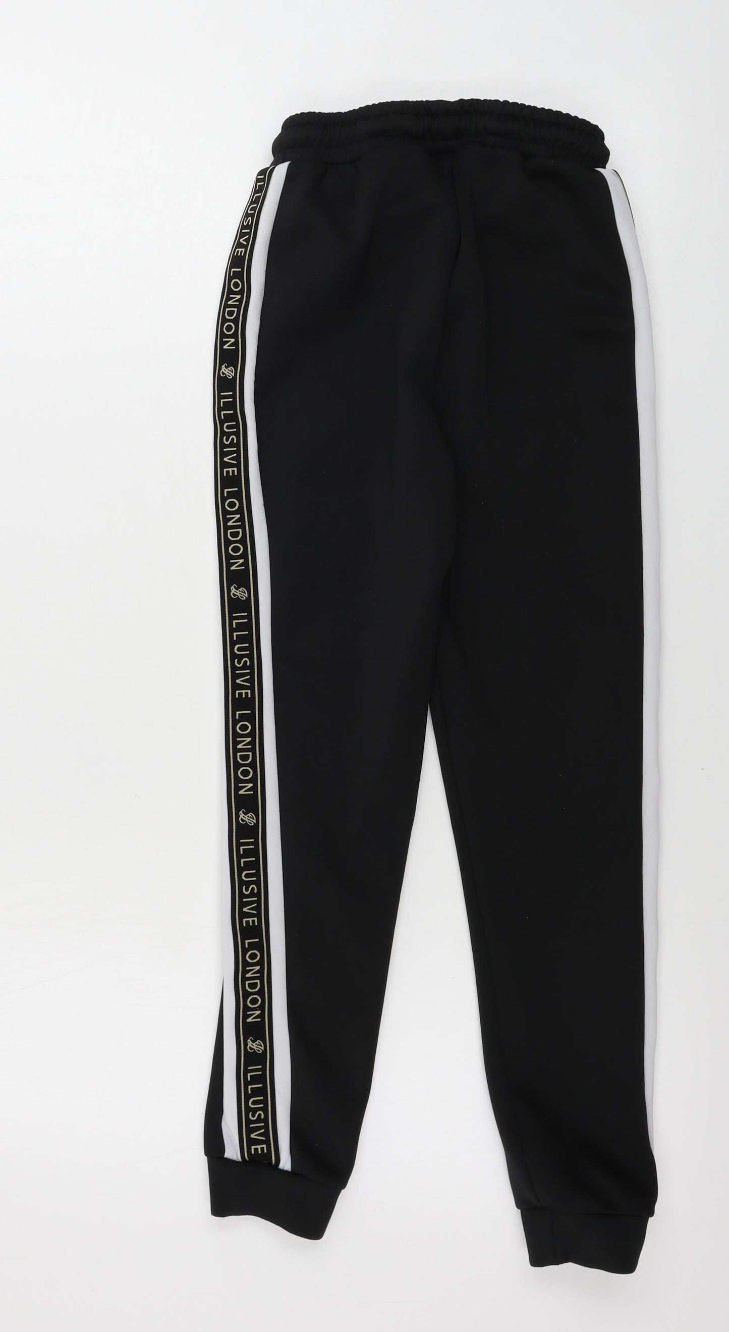 Illusive  Boys Black   Sweatpants Trousers Size 11-12 Years