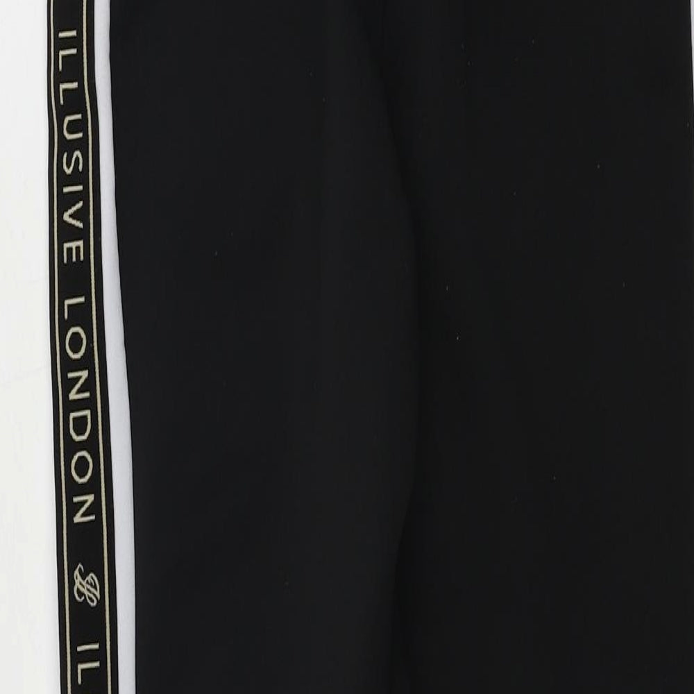 Illusive  Boys Black   Sweatpants Trousers Size 11-12 Years