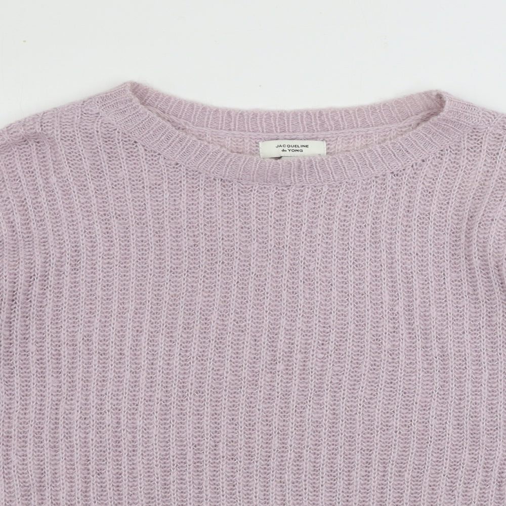 Jaqueline de Yong  Womens Pink   Pullover Jumper Size S
