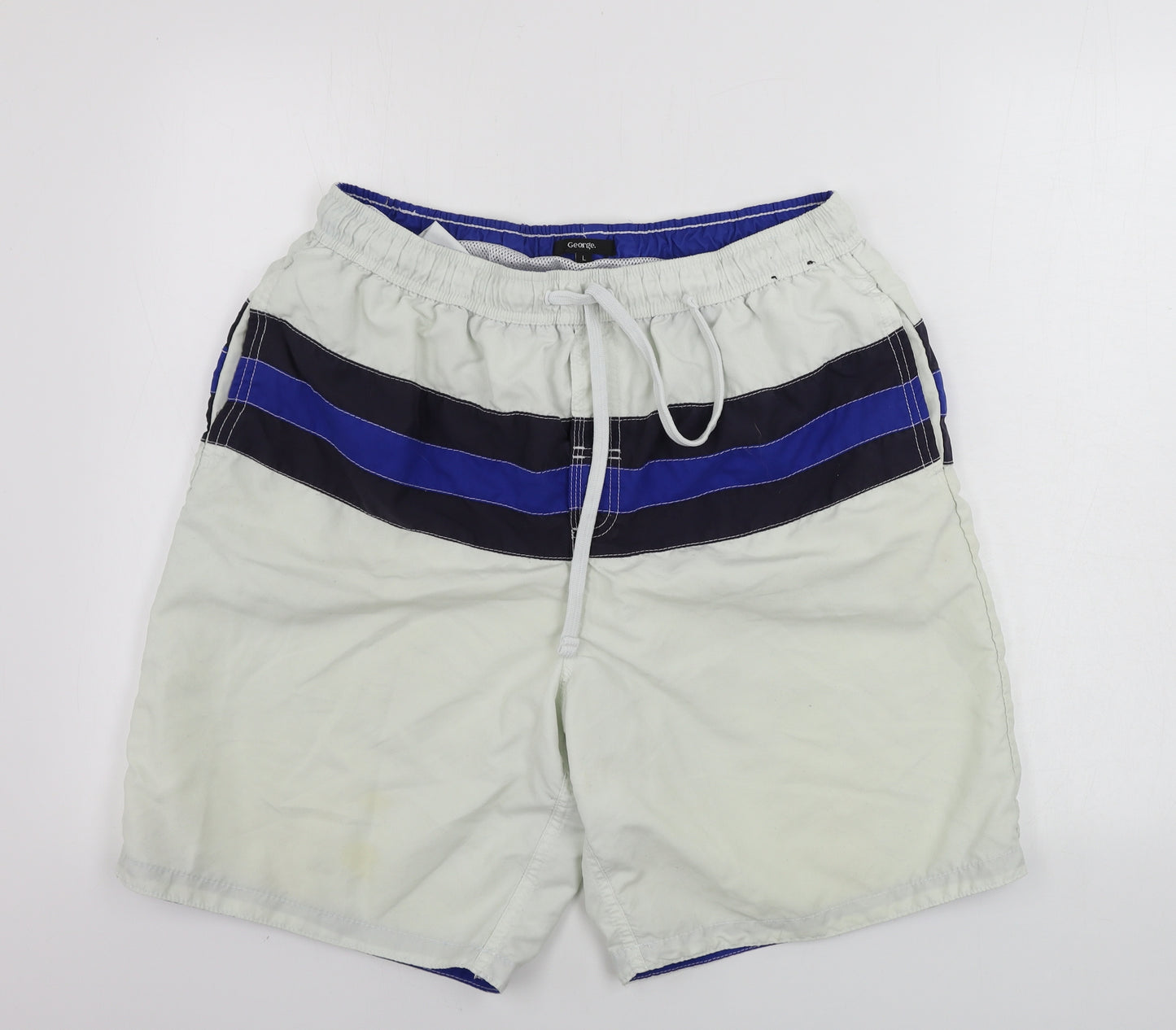 George  Mens White   Bermuda Shorts Size L