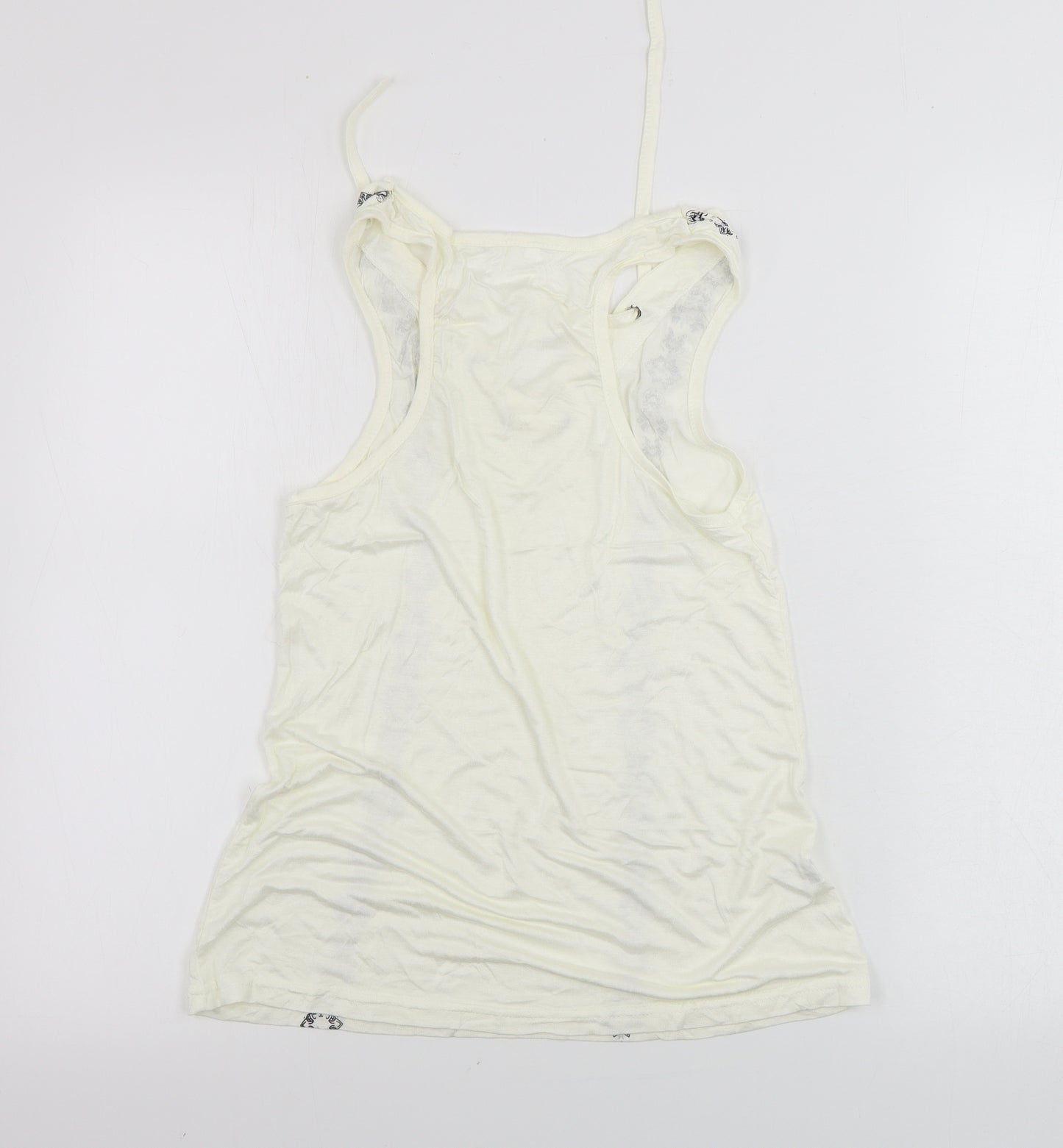 Preworn  Womens White   Basic Tank Size S