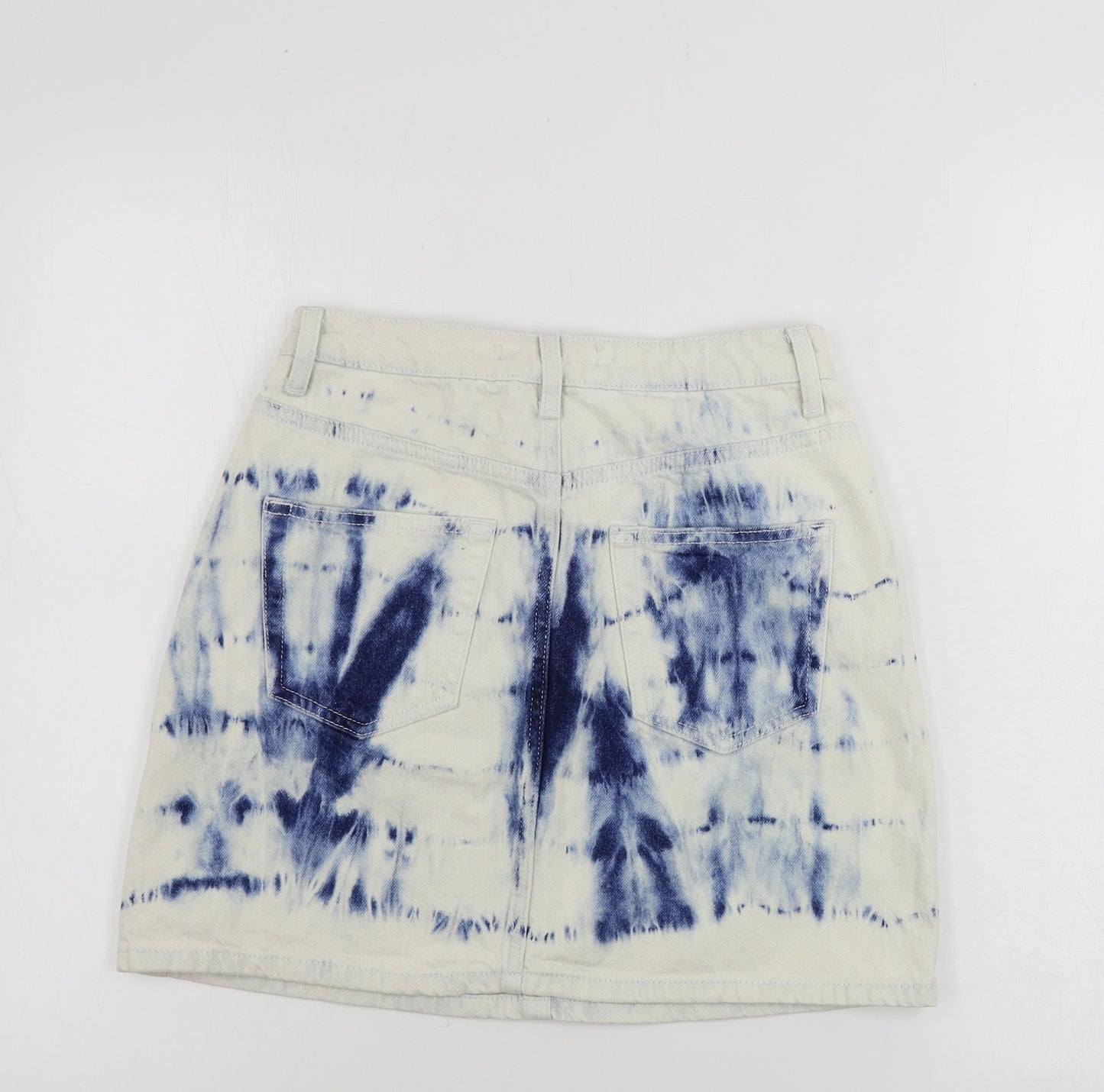 denim co Womens White   A-Line Skirt Size 8