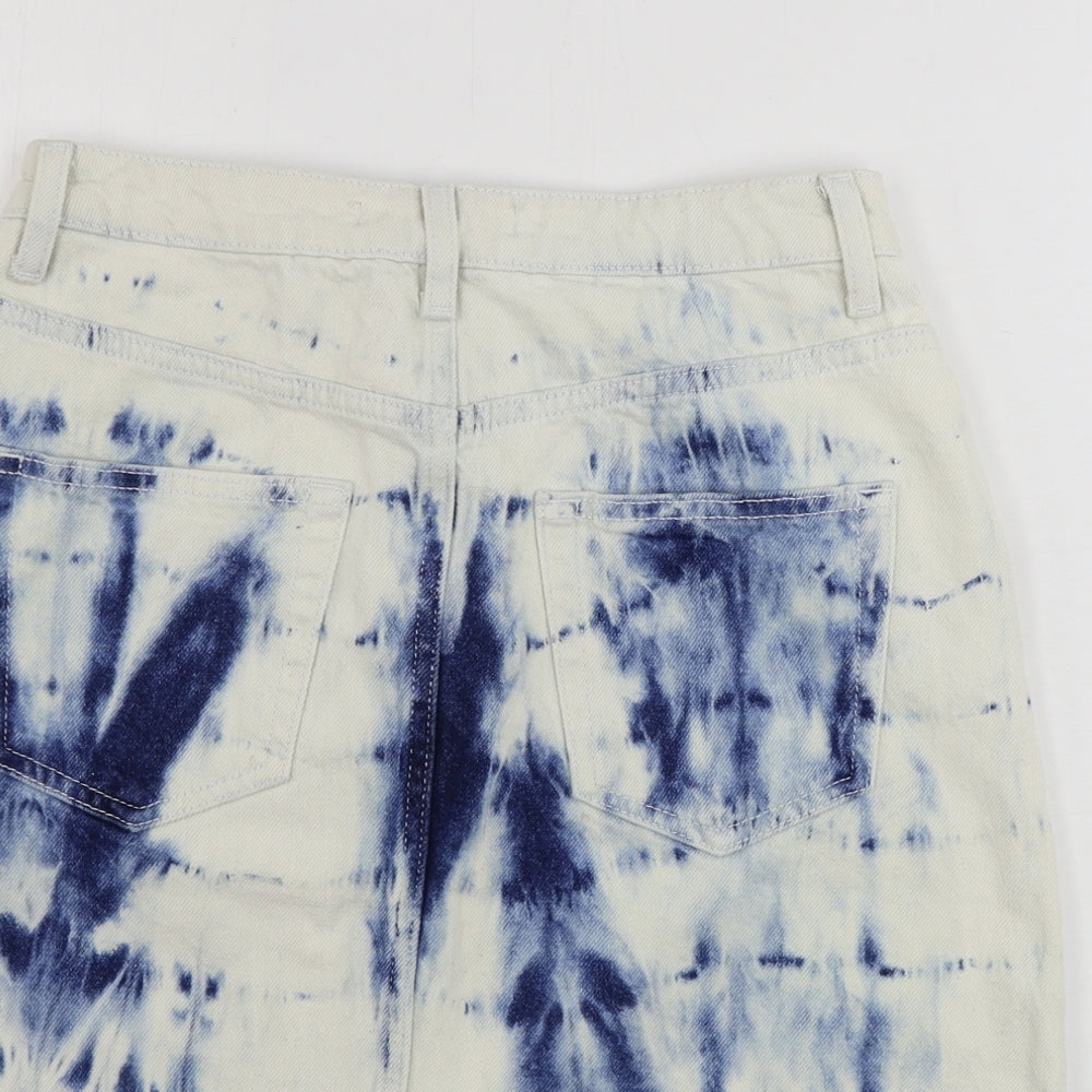 denim co Womens White   A-Line Skirt Size 8