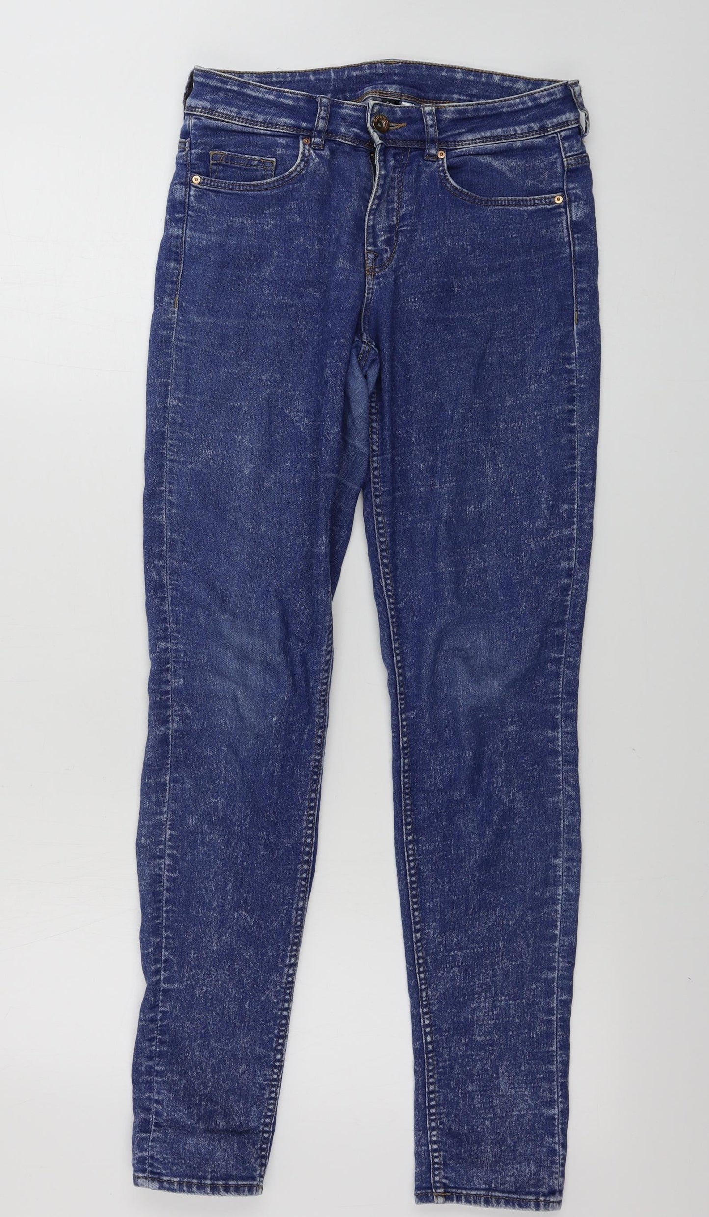H&M  Womens Blue   Skinny Jeans Size 6 L27 in
