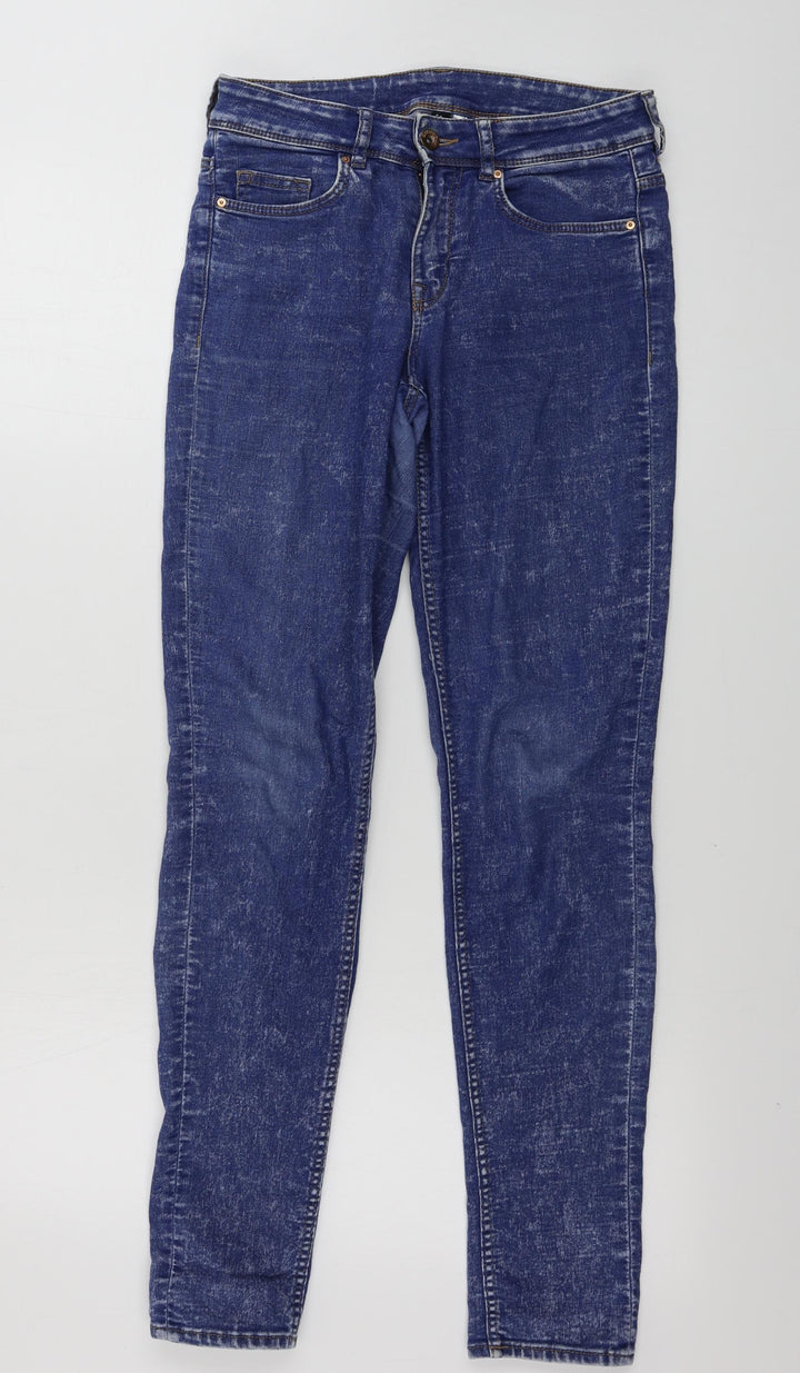 H&M  Womens Blue   Skinny Jeans Size 6 L27 in