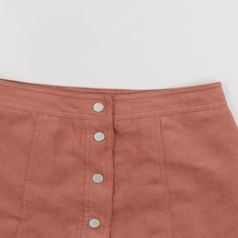 H&M  Womens Pink   A-Line Skirt Size 10