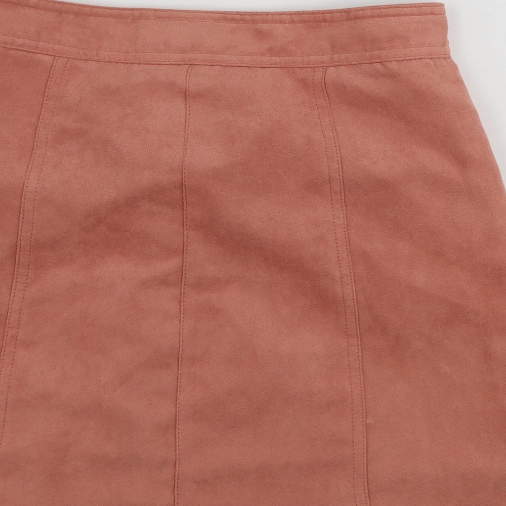 H&M  Womens Pink   A-Line Skirt Size 10