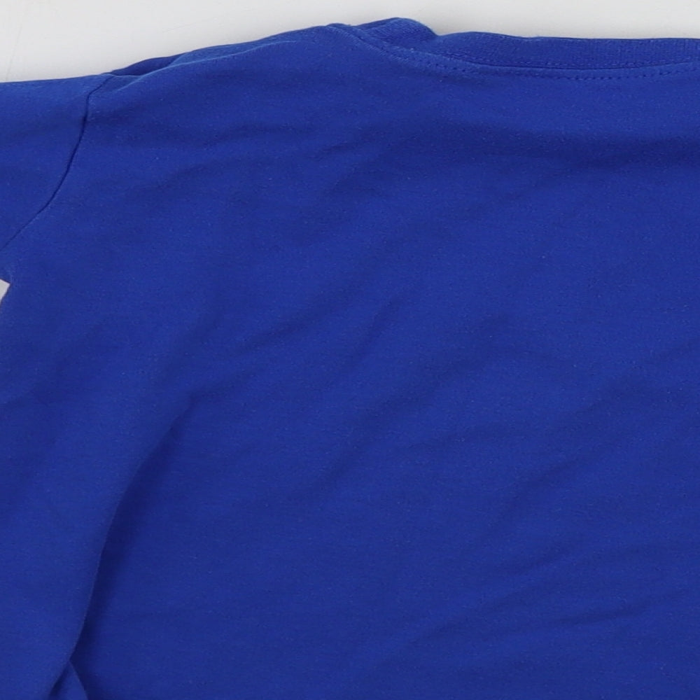 George  Boys Blue   Basic T-Shirt Size 2-3 Years  - disney