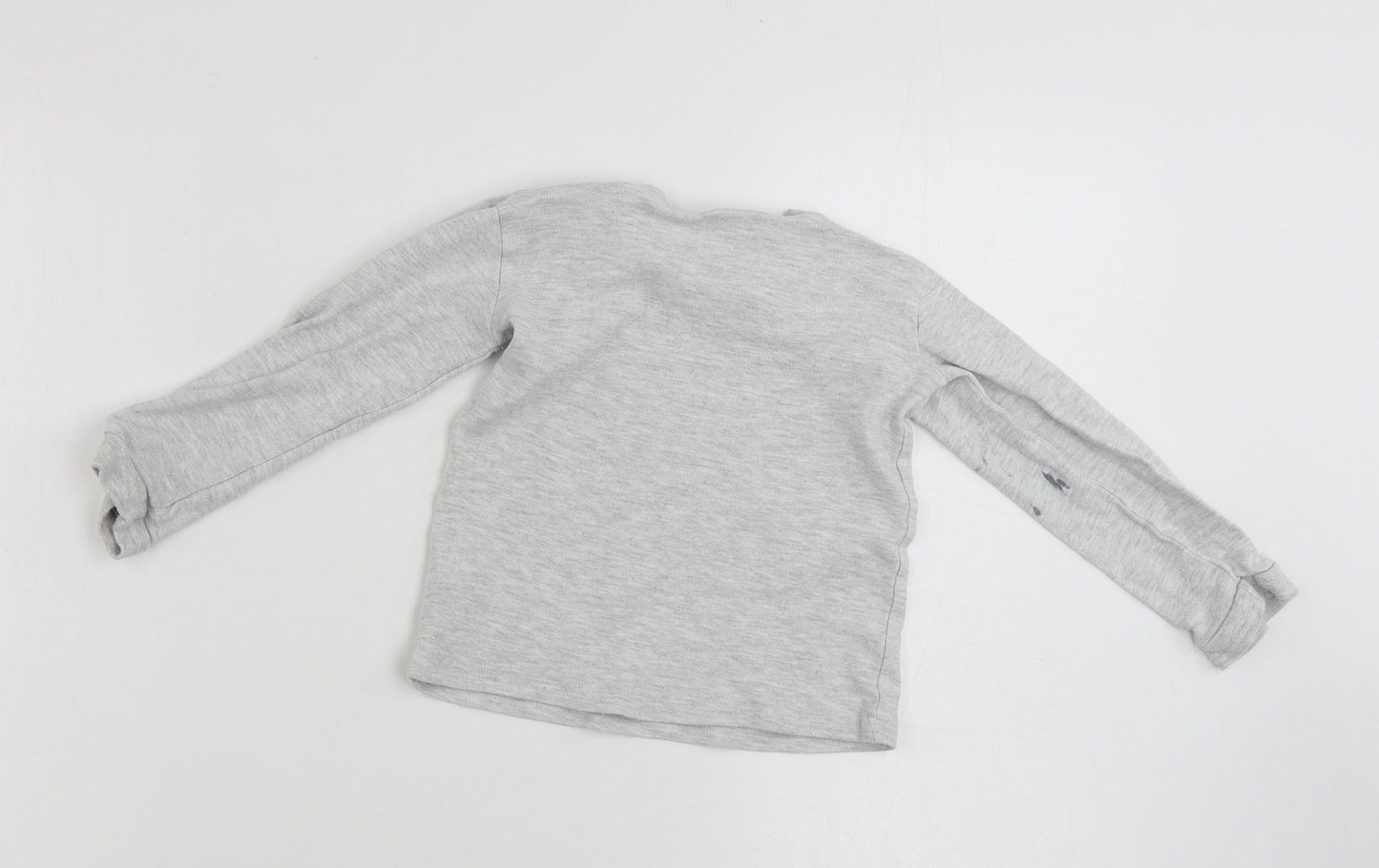 George  Boys Grey   Basic T-Shirt Size 2-3 Years  - dsiney