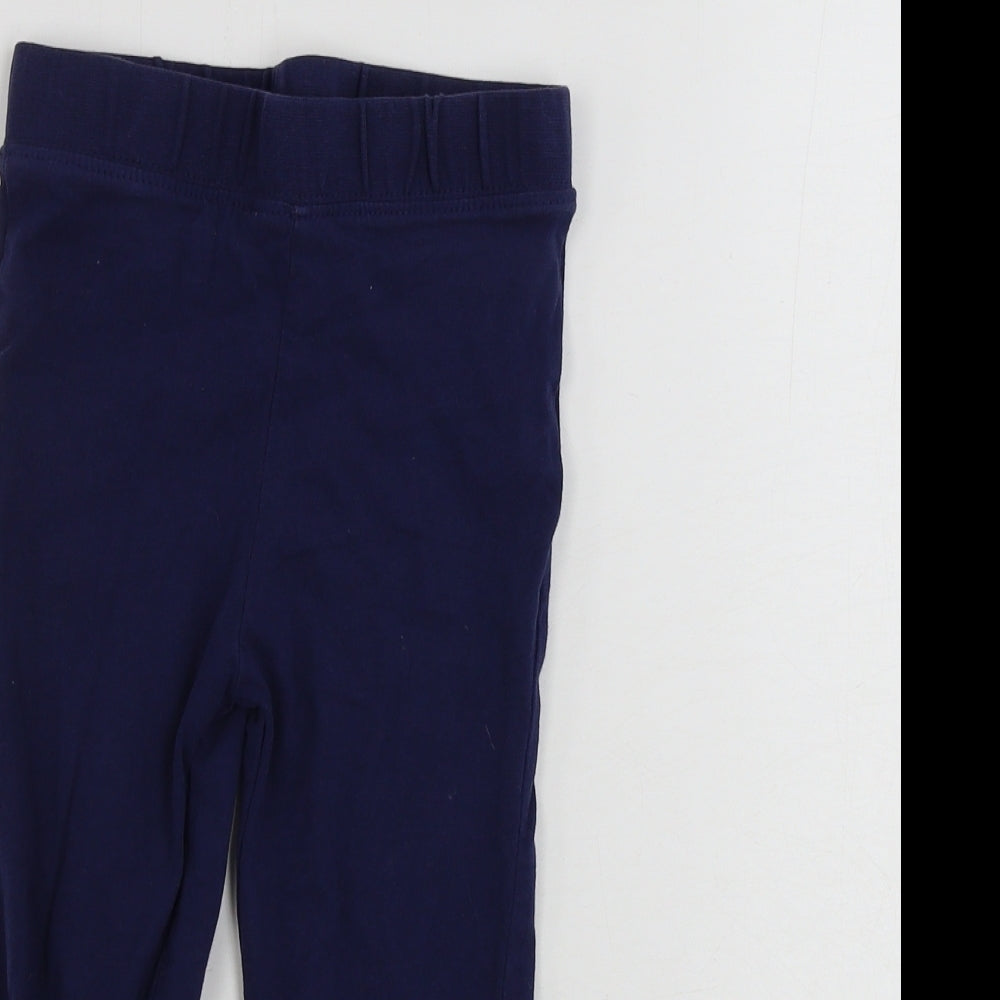 Preworn  Girls Blue   Jogger Trousers Size 2-3 Years