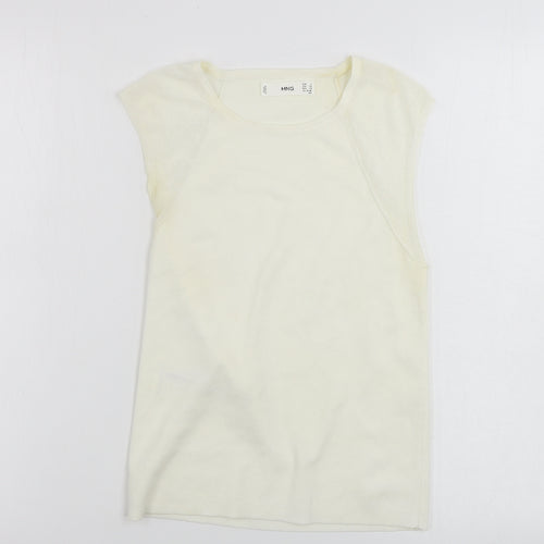Mng   Womens Ivory   Basic Tank Size S