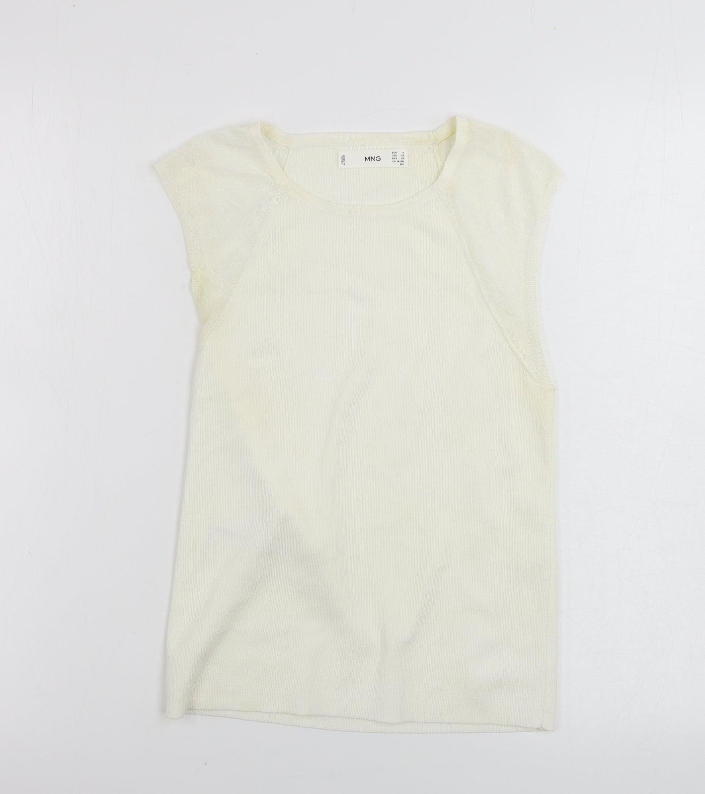 Mng   Womens Ivory   Basic Tank Size S