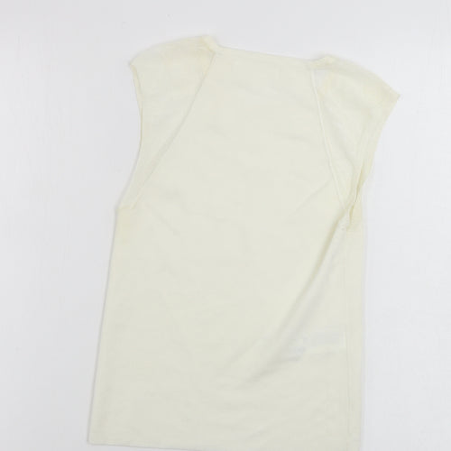 Mng   Womens Ivory   Basic Tank Size S