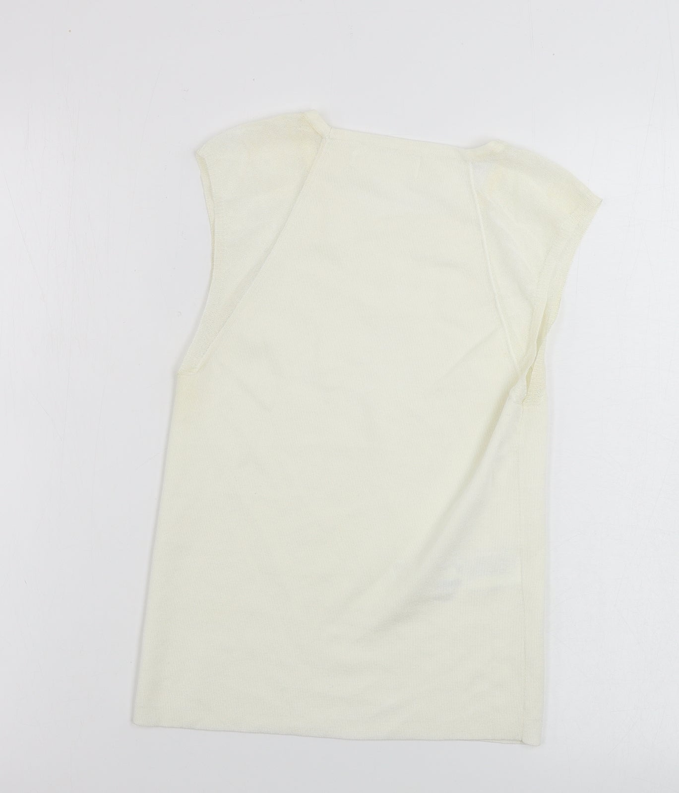 Mng   Womens Ivory   Basic Tank Size S