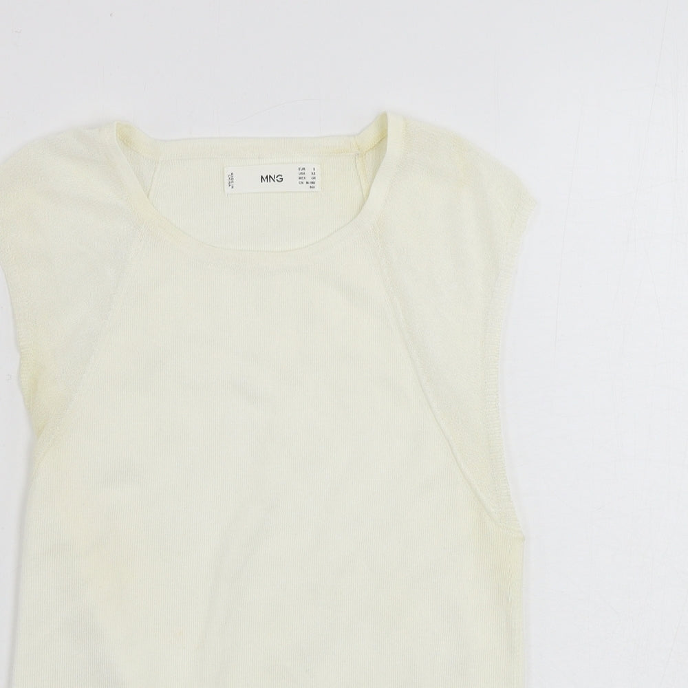 Mng   Womens Ivory   Basic Tank Size S