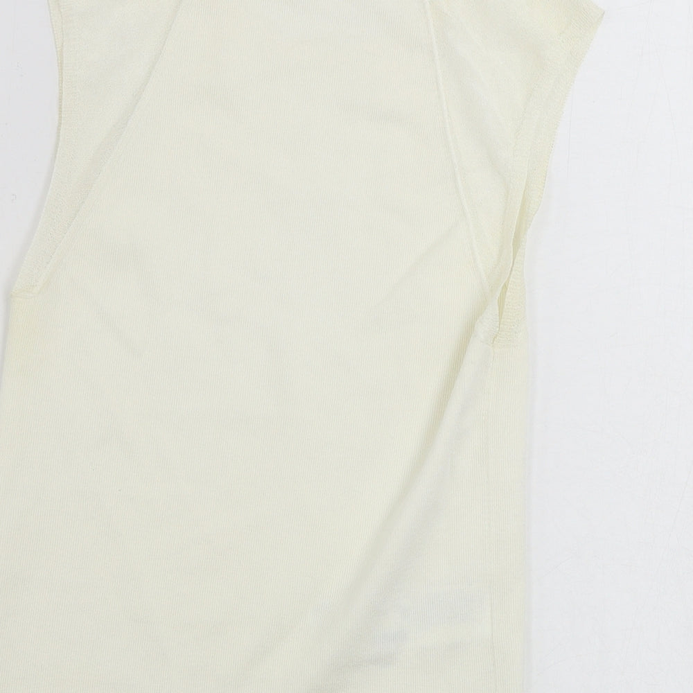 Mng   Womens Ivory   Basic Tank Size S