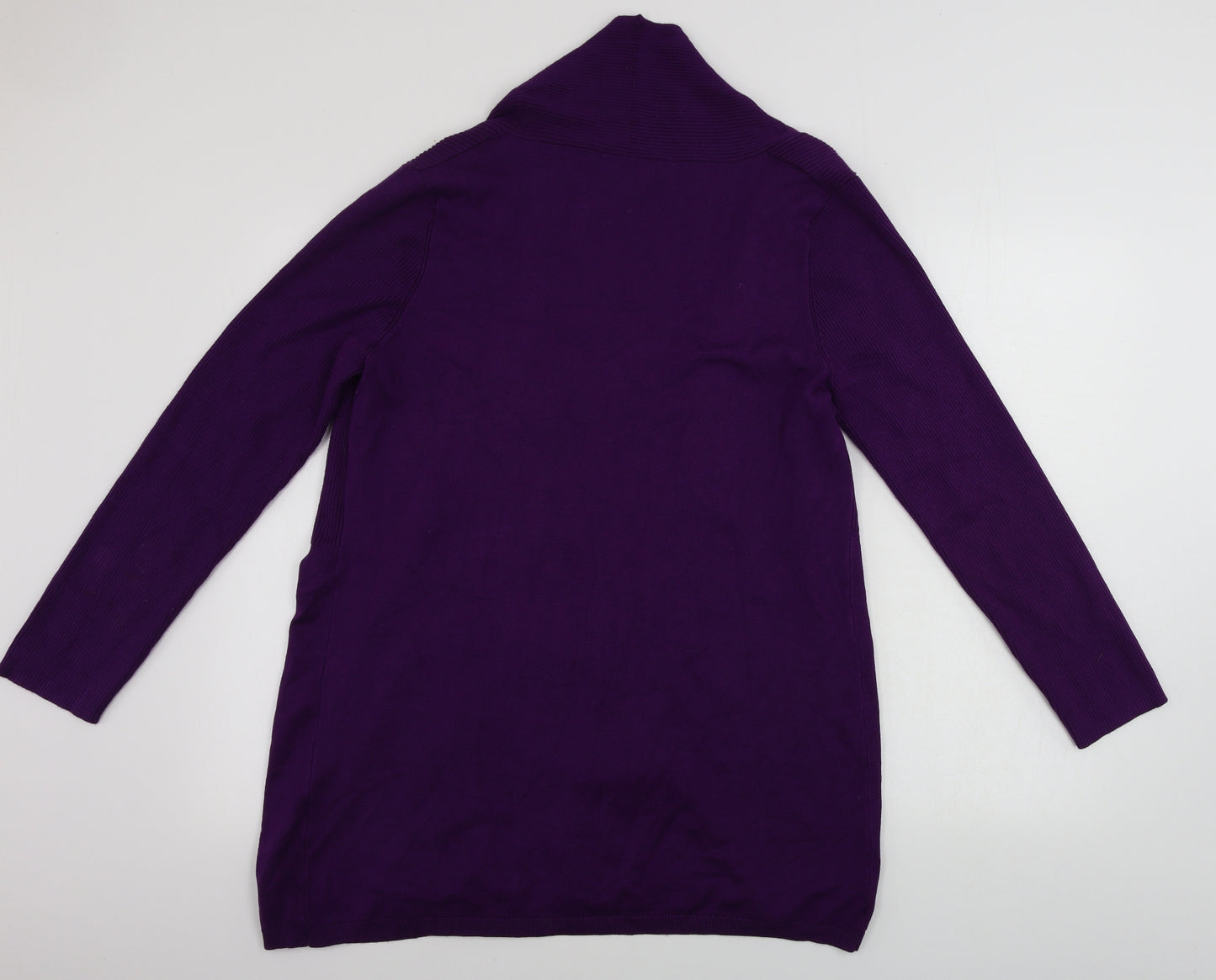 Michele Hope Womens Purple   Cardigan Jumper Size 14