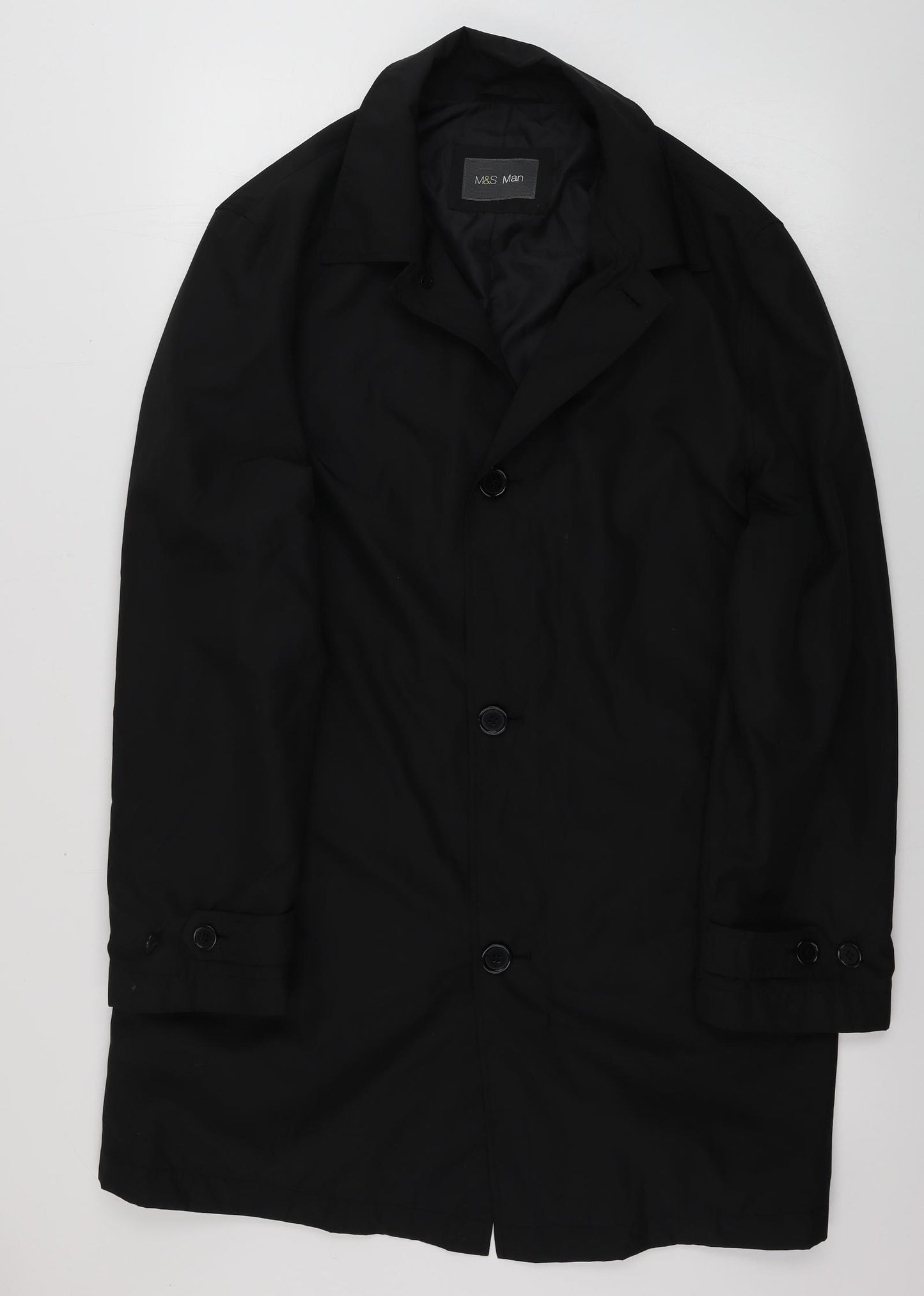 Marks and Spencer  Mens Black   Jacket Coat Size L