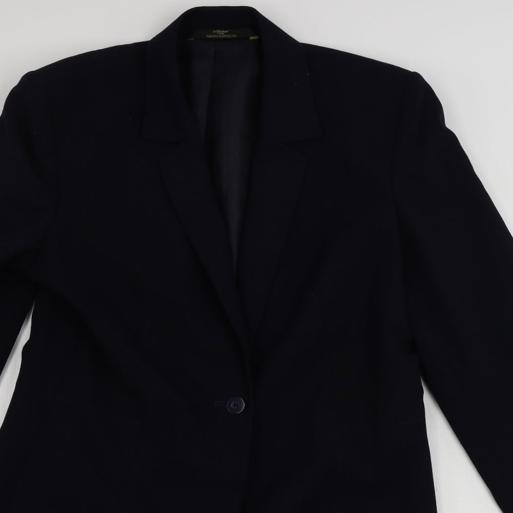 Marks and Spencer  Womens Blue   Jacket Blazer Size 12