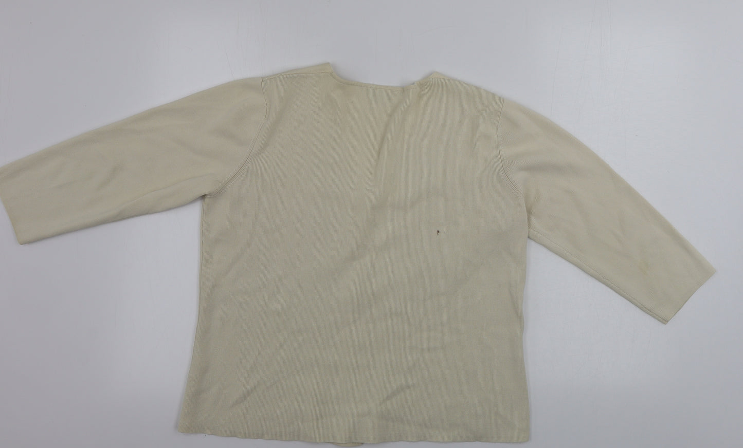 BHS  Womens Beige   Cardigan Jumper Size 16