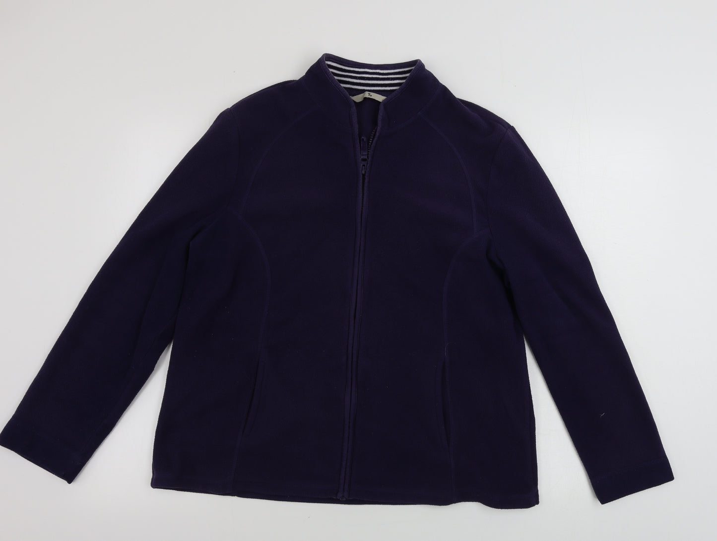 Tu  Womens Blue   Jacket Coat Size 18