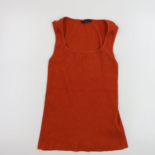 Peacocks  Womens Orange   Basic Tank Size 12