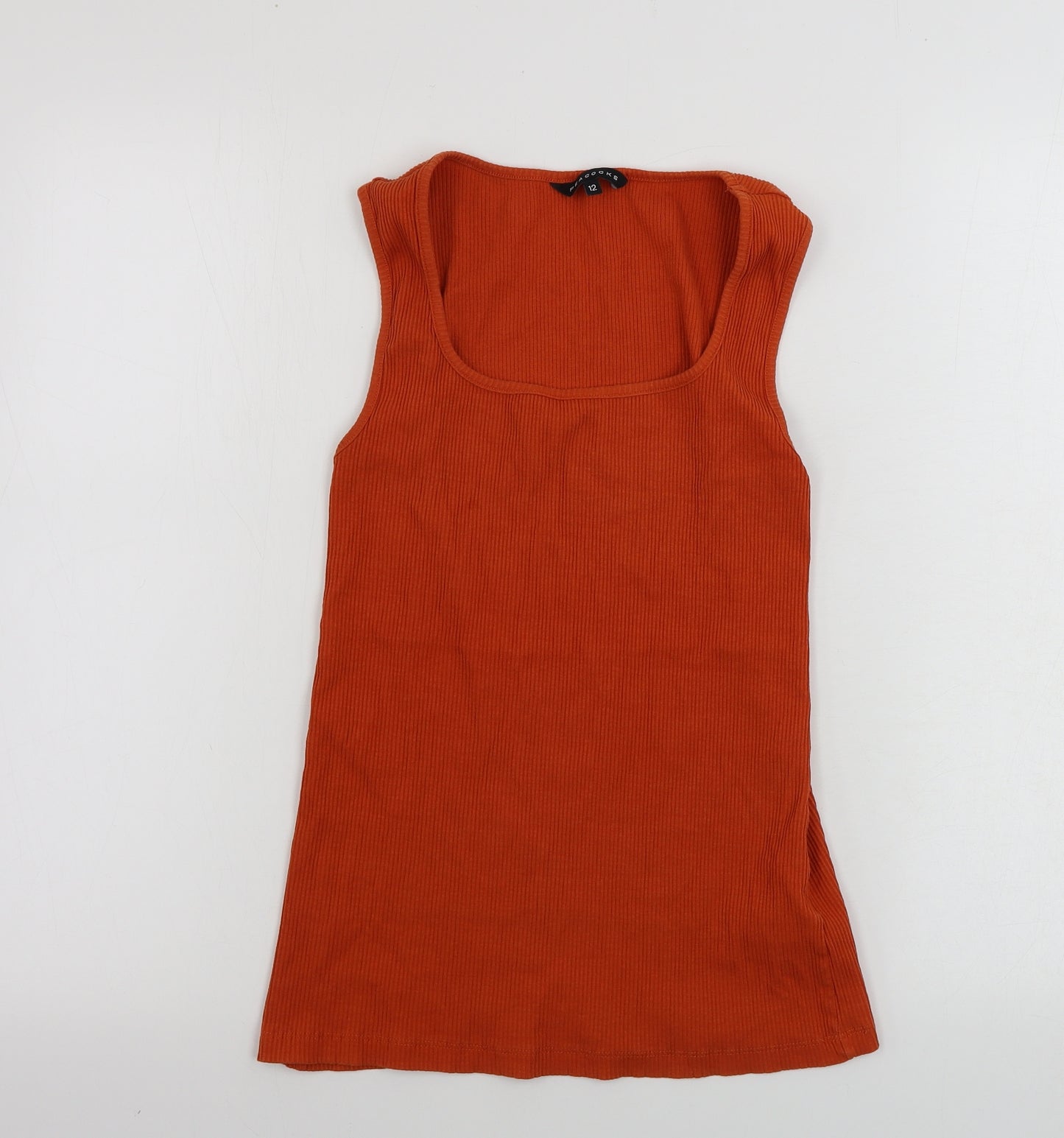 Peacocks  Womens Orange   Basic Tank Size 12