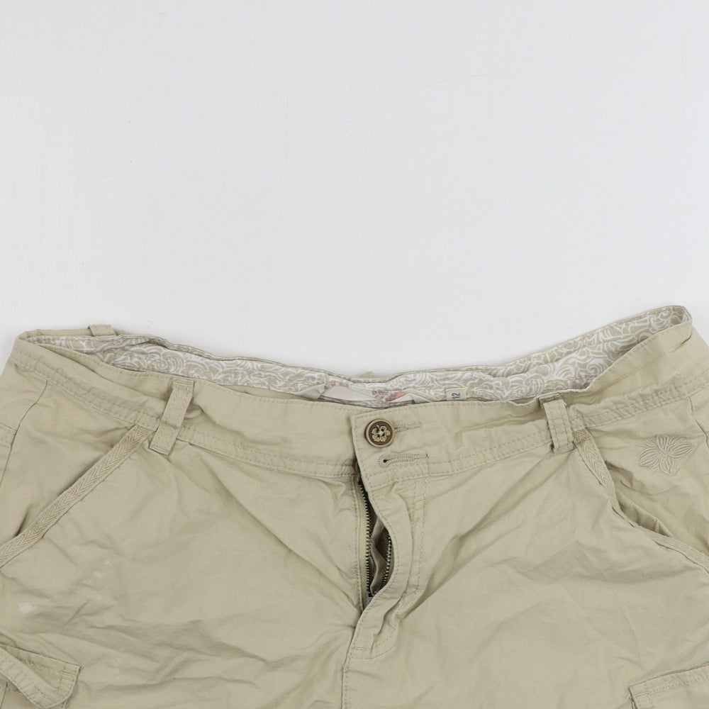 MANTARAY     Womens Beige   Chino Shorts Size 12
