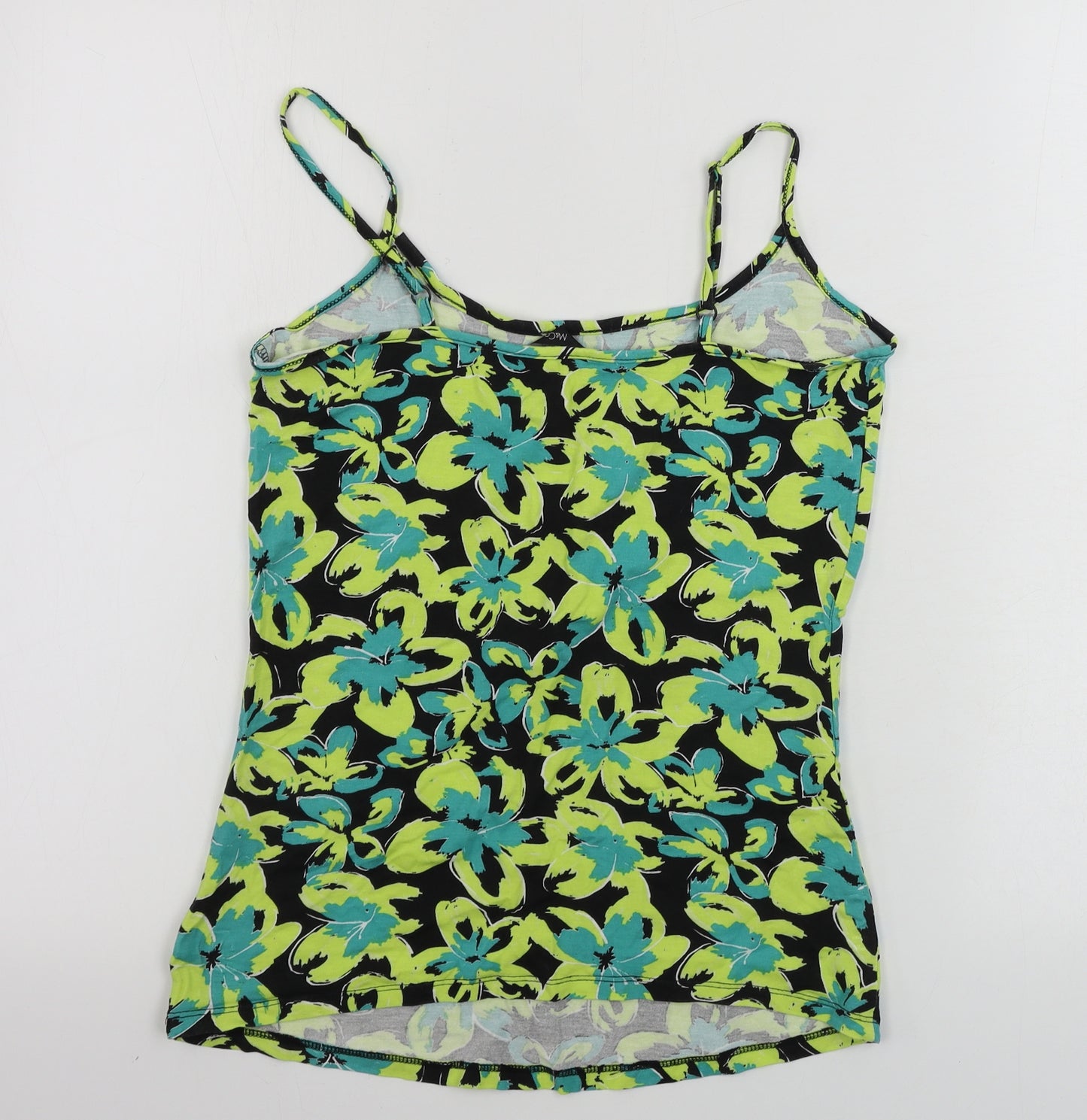m&co  Womens Blue Floral  Basic Tank Size 10