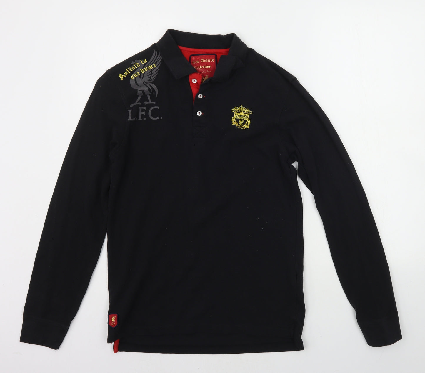 Liverpool FC Mens Black    Polo Size XS  - LFC