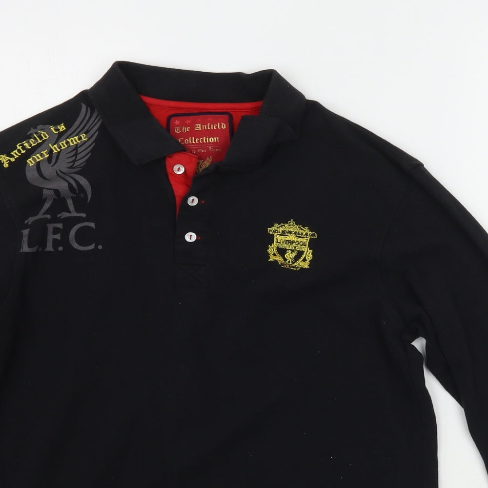 Liverpool FC Mens Black    Polo Size XS  - LFC