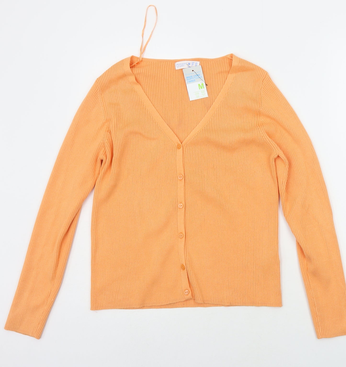 Primark Womens Orange   Cardigan Jumper Size M