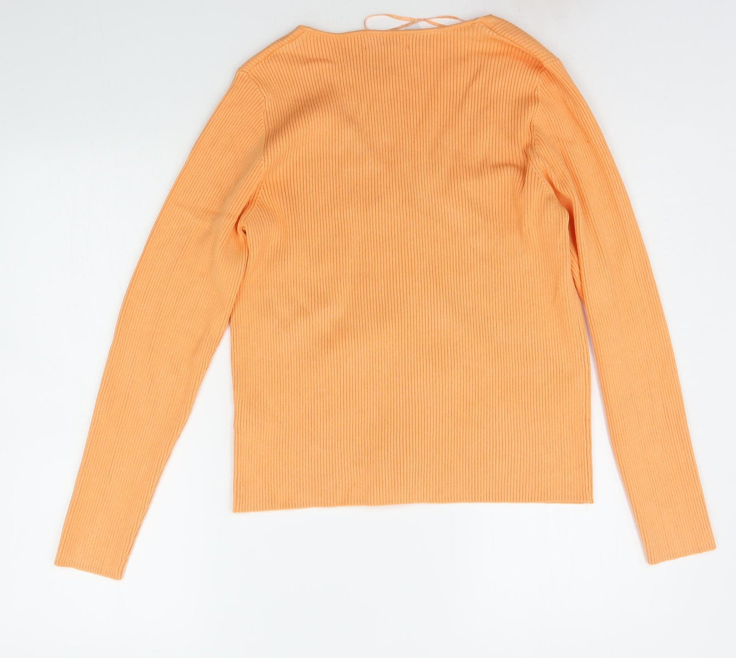 Primark Womens Orange   Cardigan Jumper Size M