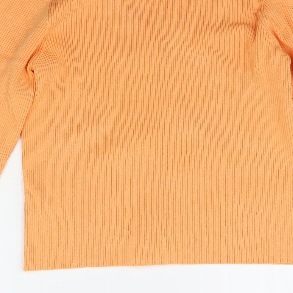 Primark Womens Orange   Cardigan Jumper Size M