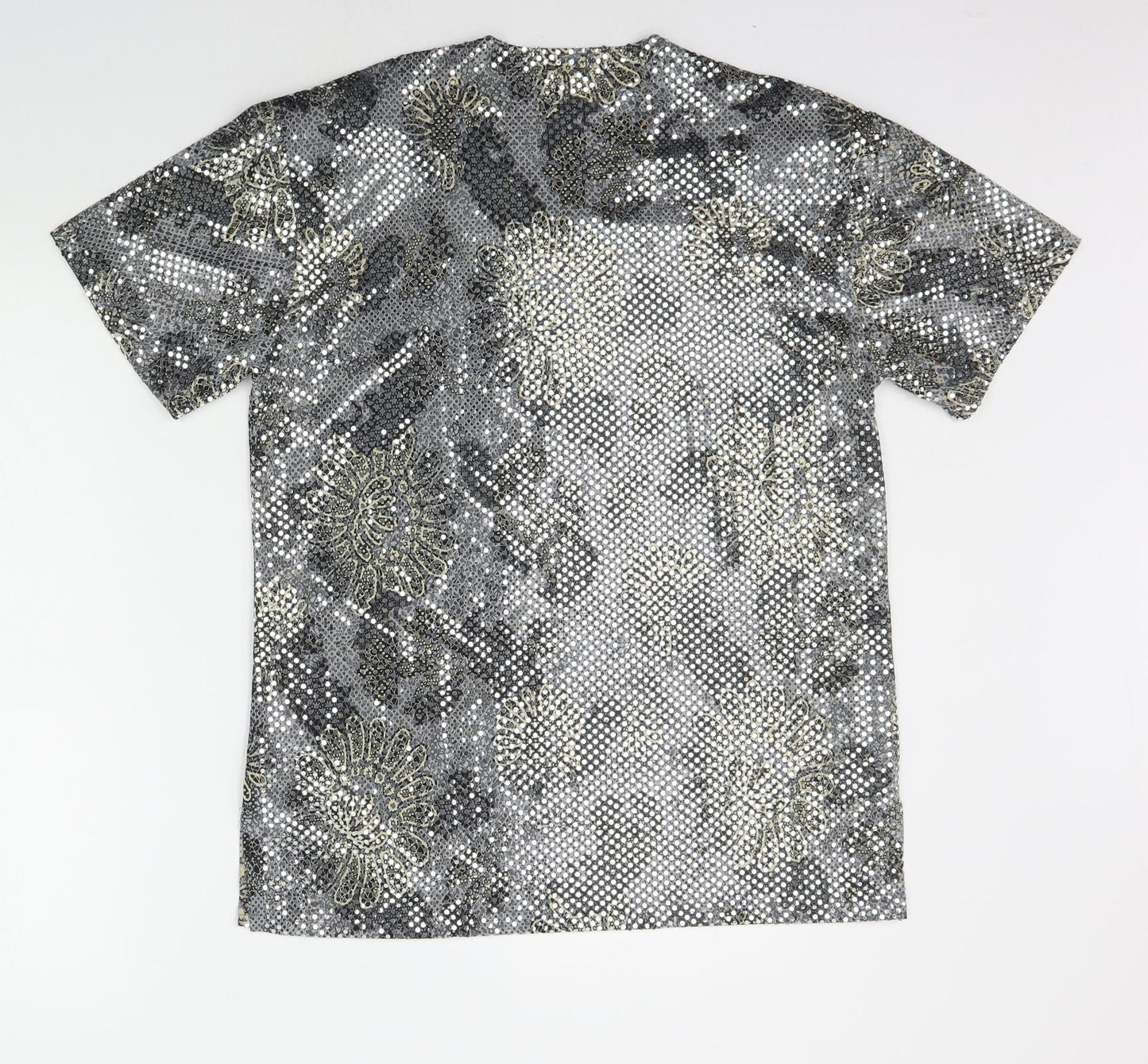 LA Bass Womens Grey   Basic T-Shirt Size M