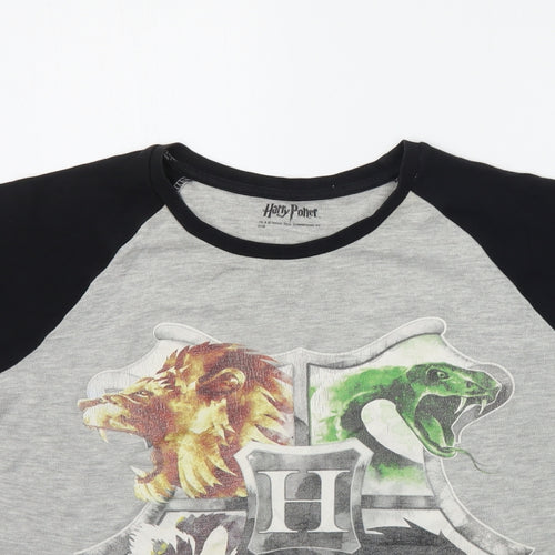 George Boys Grey Solid   Pyjama Top Size 12-13 Years  - HARRY POTTER