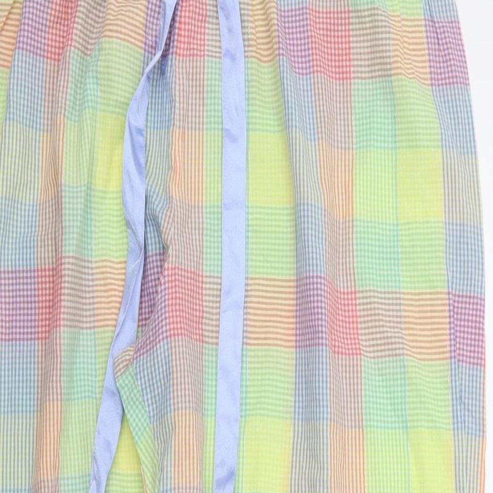 Cyberjammies Womens Yellow Check  Top Pyjama Pants Size 16