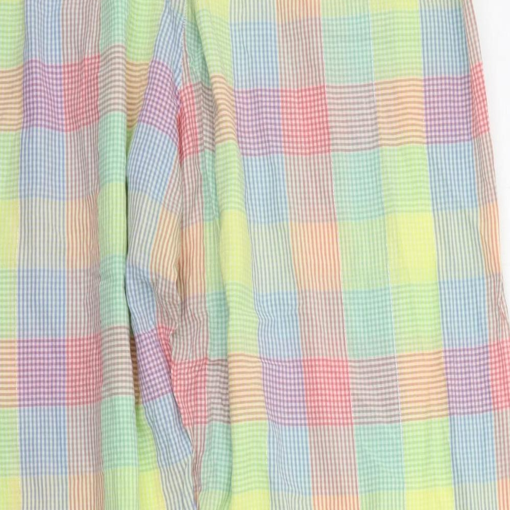 Cyberjammies Womens Yellow Check  Top Pyjama Pants Size 16