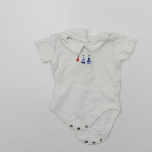 George Baby White   Babygrow One-Piece Size 3-6 Months