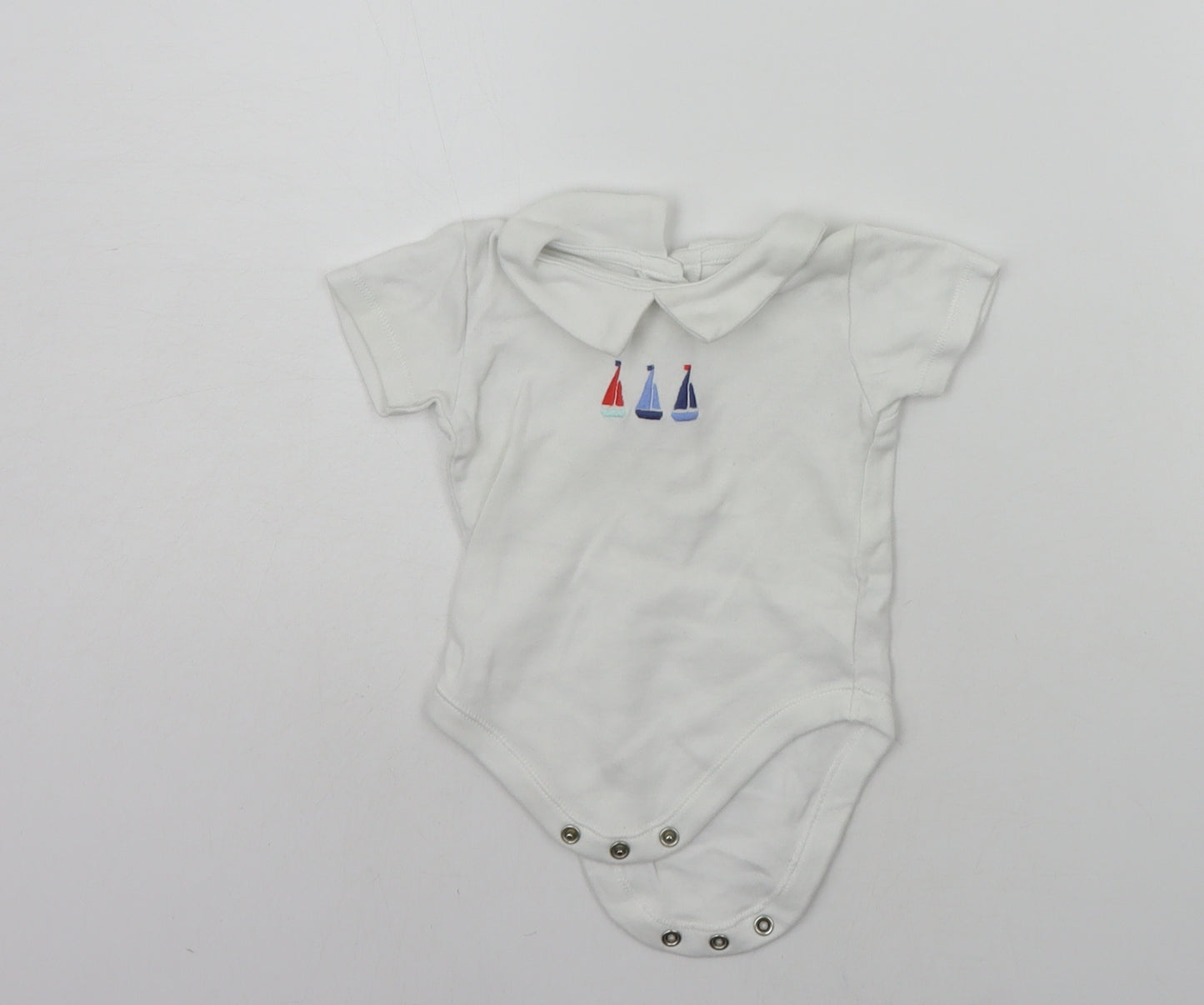 George Baby White   Babygrow One-Piece Size 3-6 Months