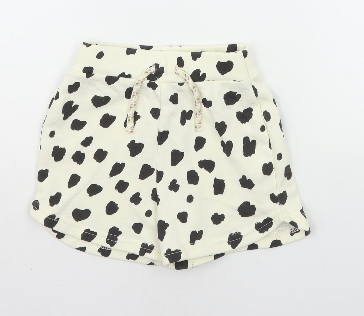 Primark Baby Yellow Geometric  Cropped Trousers Size 24 Months