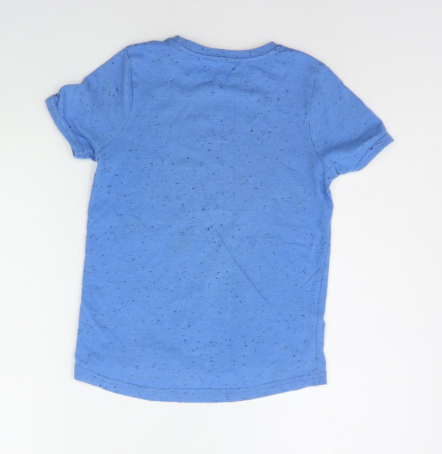 Nutmeg Boys Blue   Basic T-Shirt Size 6-7 Years  - FOOTBALL