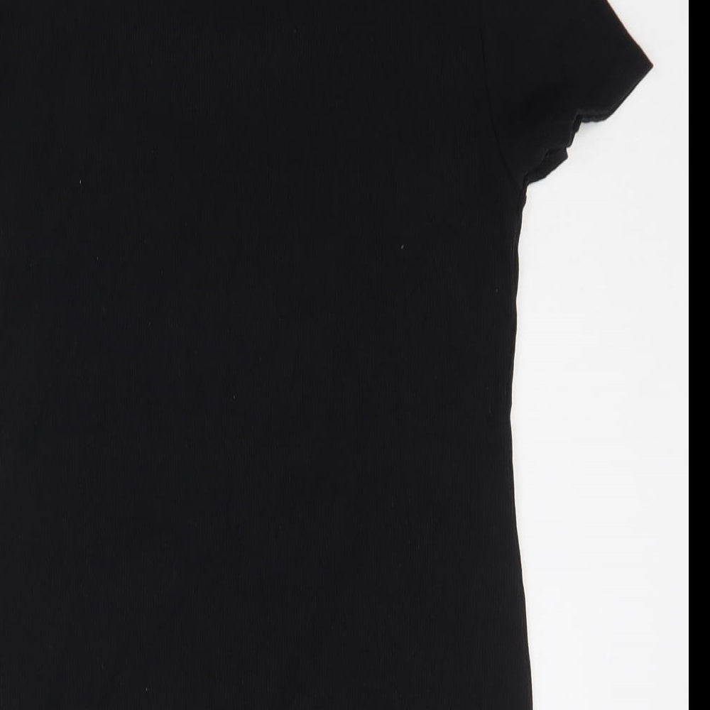 H&M Womens Black   Basic T-Shirt Size M