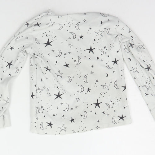 George Boys Grey Geometric   Pyjama Top Size 2-3 Years  - STARS