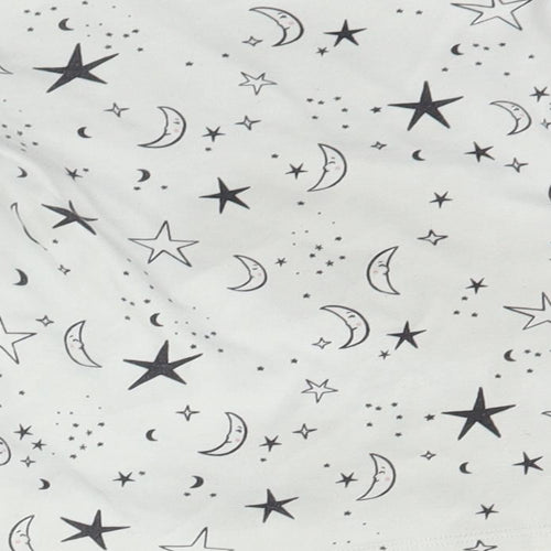 George Boys Grey Geometric   Pyjama Top Size 2-3 Years  - STARS