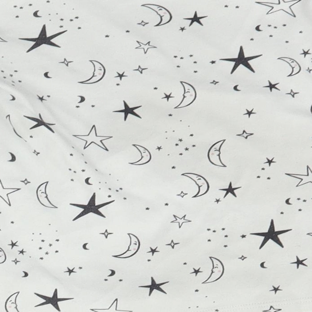 George Boys Grey Geometric   Pyjama Top Size 2-3 Years  - STARS