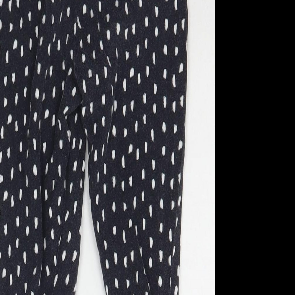 George Boys Black Polka Dot  Jogger Trousers Size 2-3 Years