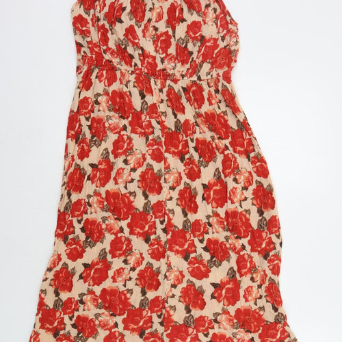 F&F Womens Red Fair Isle  A-Line  Size 14